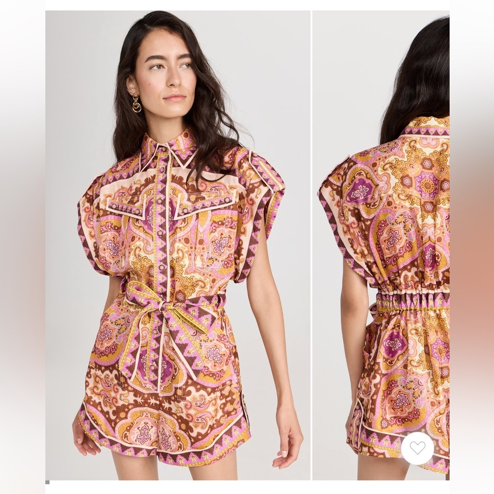 Zimmermann
Halcyon Cuffed Playsuit